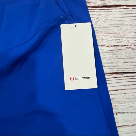 NWT Lululemon Wunder Under SmoothCover Tight 25" in Cerulean Blue Sz 12 - Picture 4 of 10